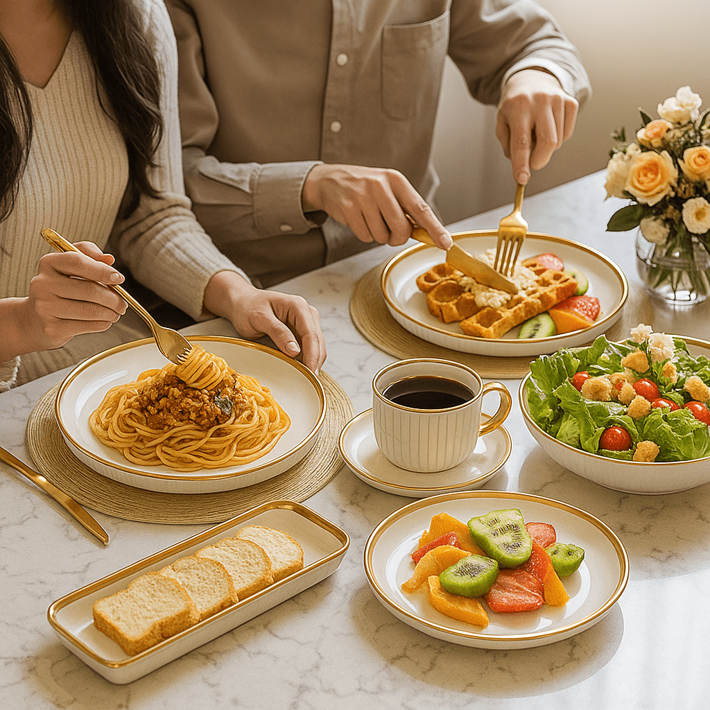 32 - dijelni Porculanski Set Posuđa - SAMO KLIKNI