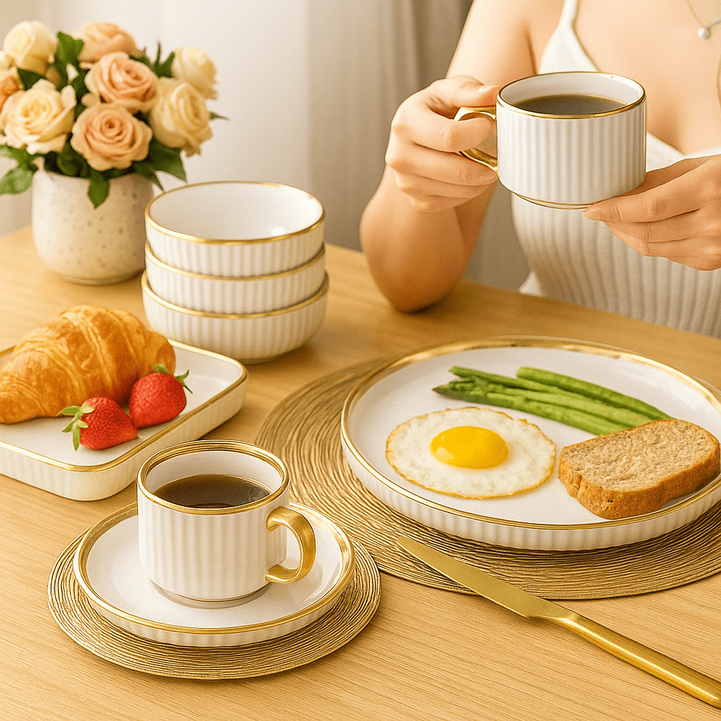 32 - dijelni Porculanski Set Posuđa - SAMO KLIKNI