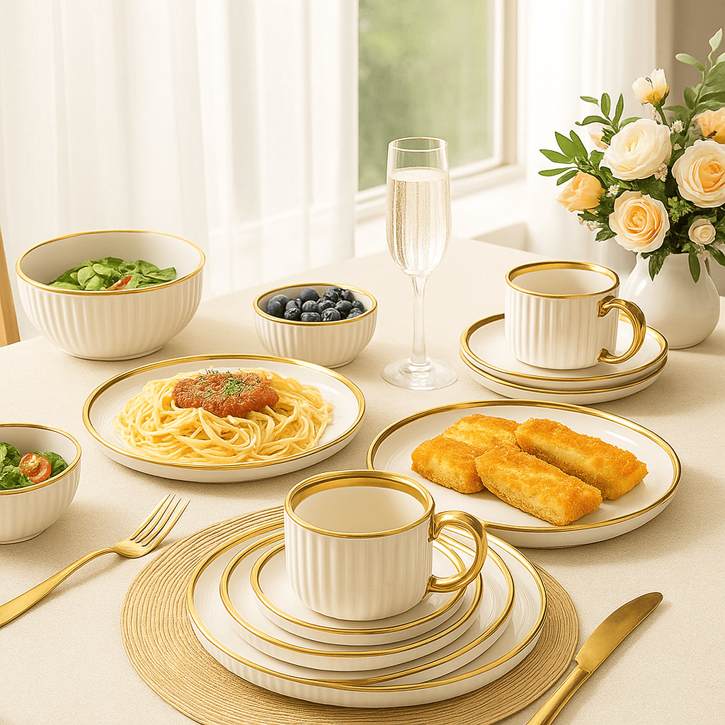 32 - dijelni Porculanski Set Posuđa - SAMO KLIKNI