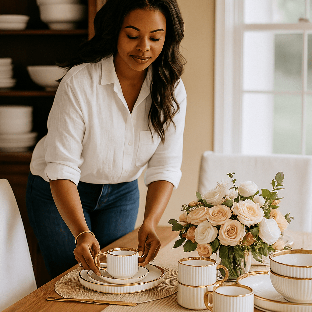 32 - dijelni Porculanski Set Posuđa - SAMO KLIKNI