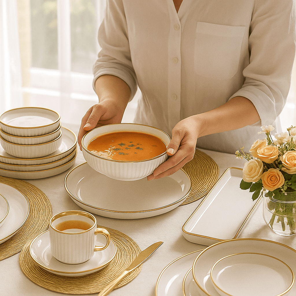 32 - dijelni Porculanski Set Posuđa - SAMO KLIKNI