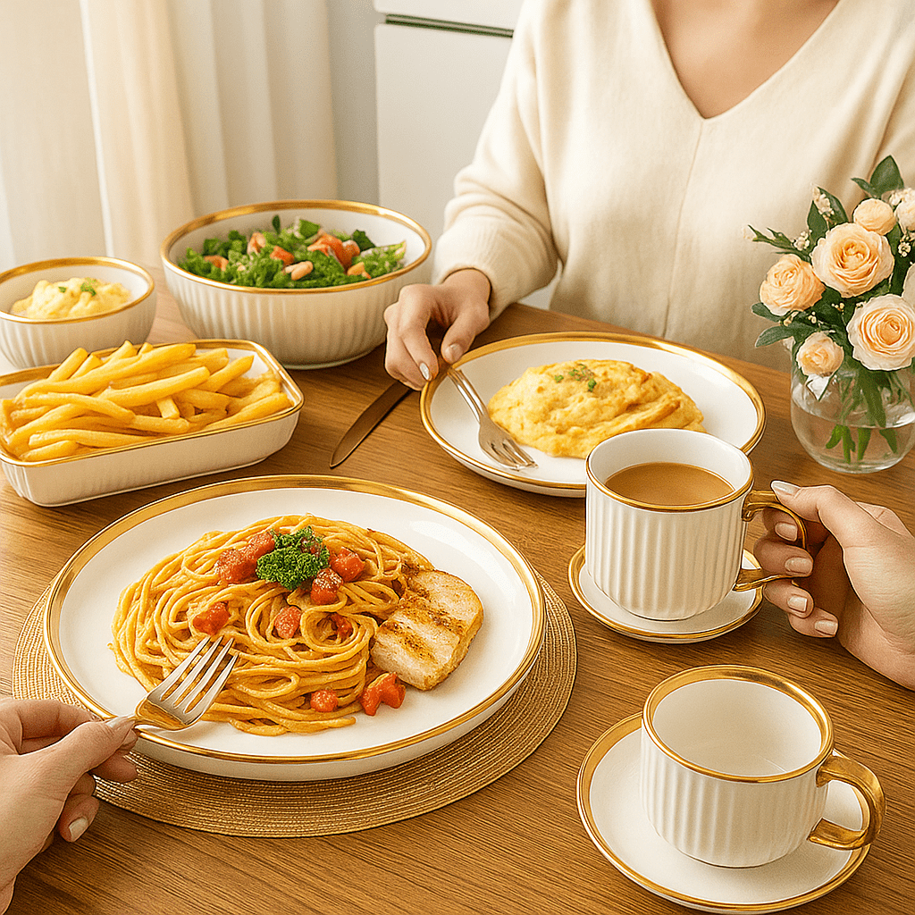 32 - dijelni Porculanski Set Posuđa - SAMO KLIKNI