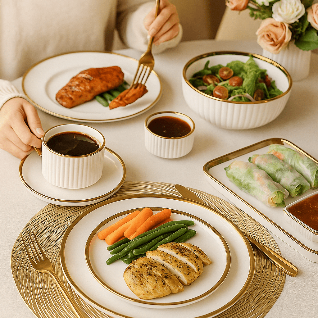 32 - dijelni Porculanski Set Posuđa - SAMO KLIKNI