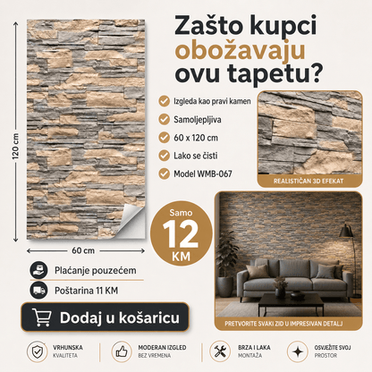 3D Samoljepljiva Tapeta – – – slika 8
