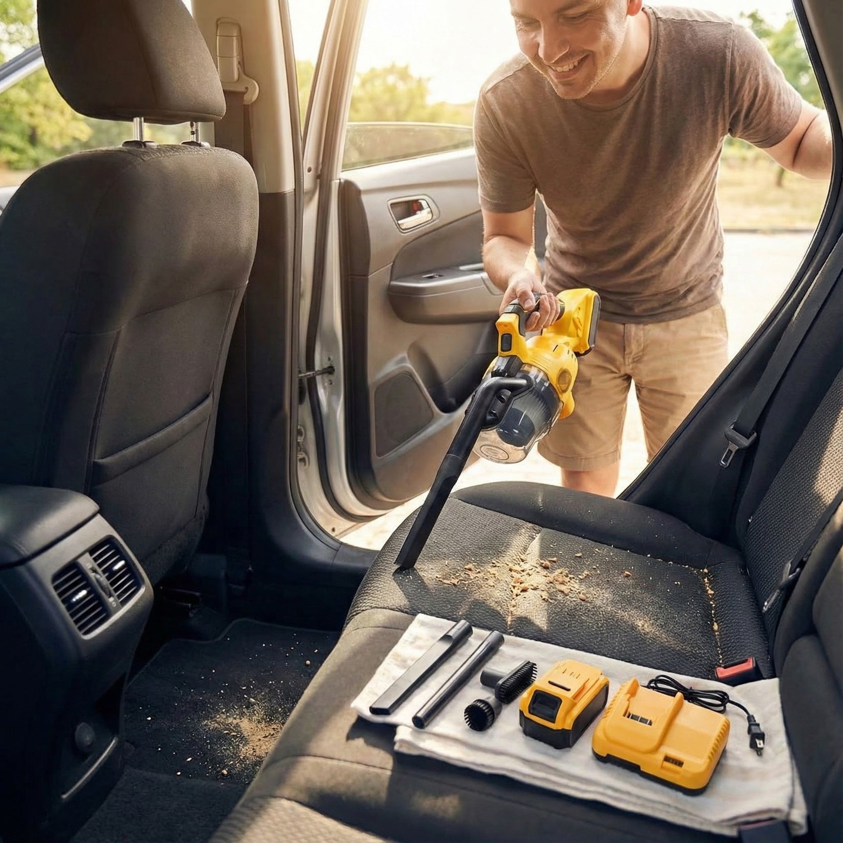 3u1 Bežični Ručni Usisivač/Puhač/Čistač 500W – – – slika 1
