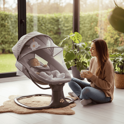 3u1 Električna Ljuljačka za Bebe – – – slika 1