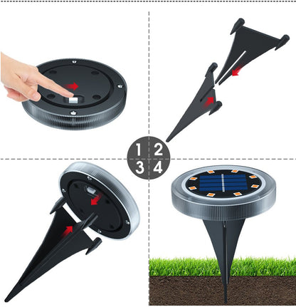 4 - dijelni set solarnih vrtnih lampi – – – slika 18