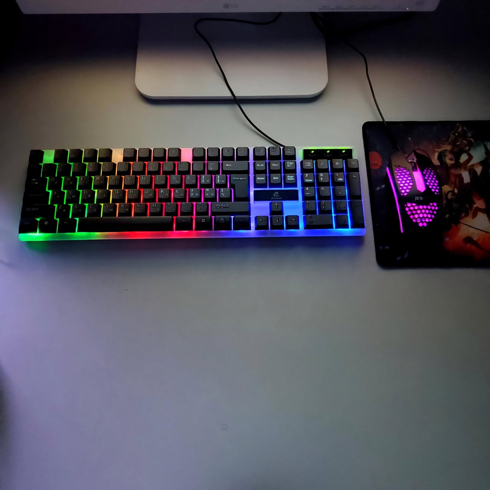 4 - u - 1 Gaming Komplet (Tastatura, Miš, Slušalice, Podloga) – – – slika 2