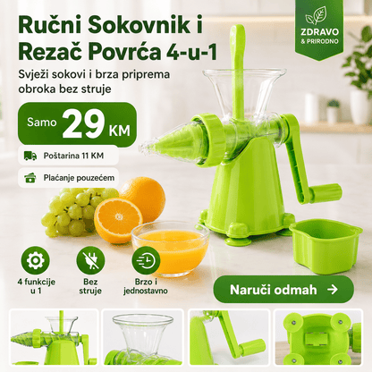 4-u-1 Ručni Sokovnik i Rezač Povrća – – – slika 2