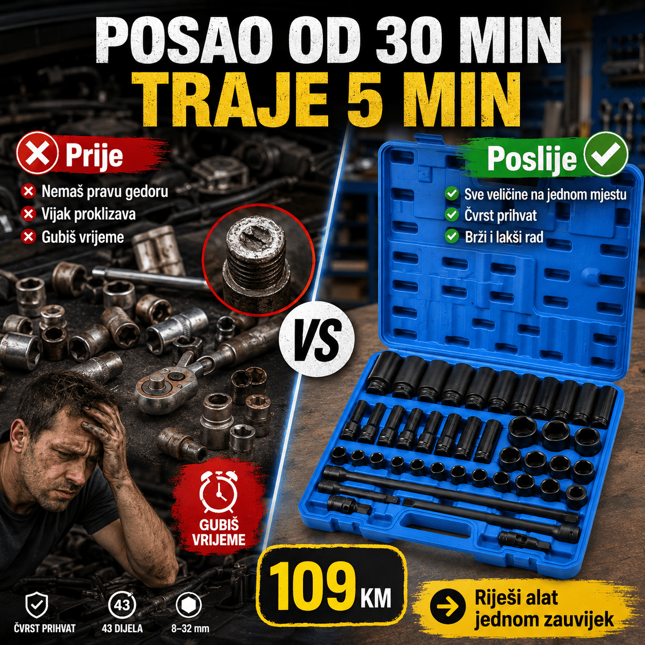 43 - dijelni set nasadnih ključeva – – – slika 6