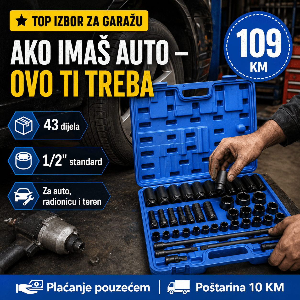 43 - dijelni set nasadnih ključeva – – – slika 7