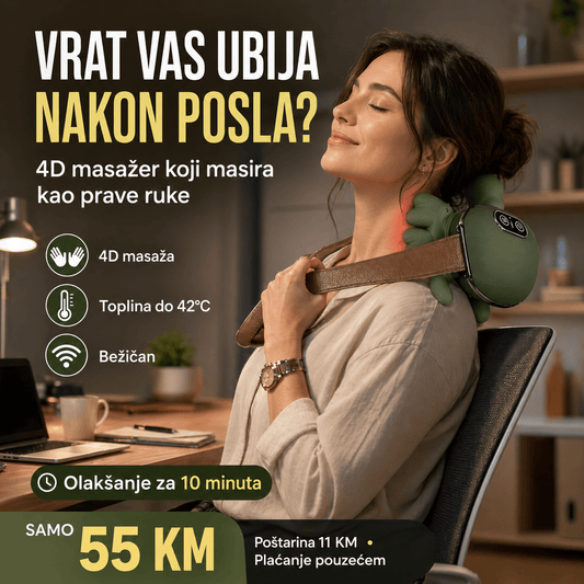4D Masažer za Vrat i Ramena – – – slika 1