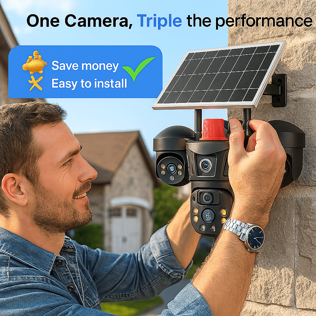 4G Solarna Pametna Sigurnosna Kamera - SAMO KLIKNI
