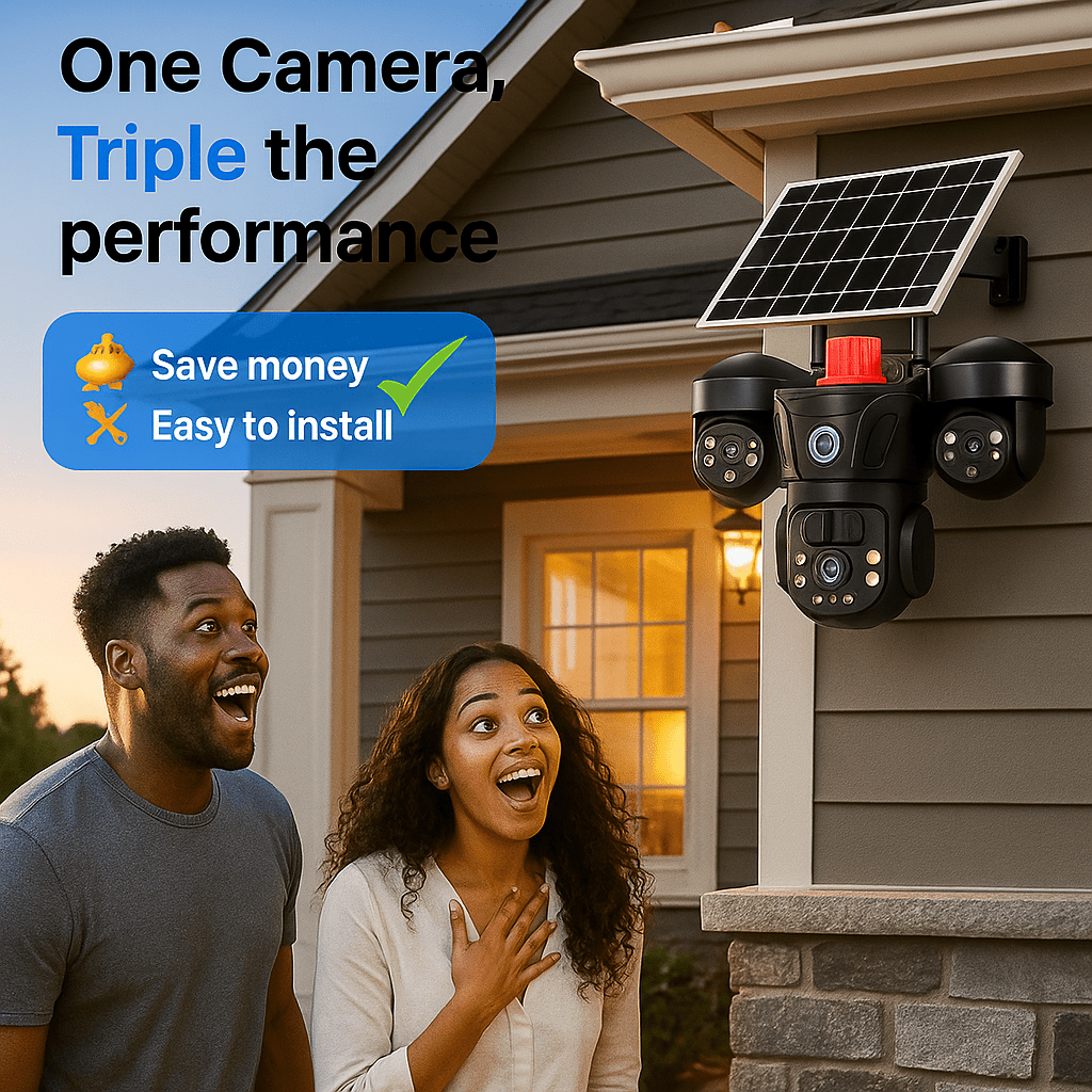 4G Solarna Pametna Sigurnosna Kamera - SAMO KLIKNI