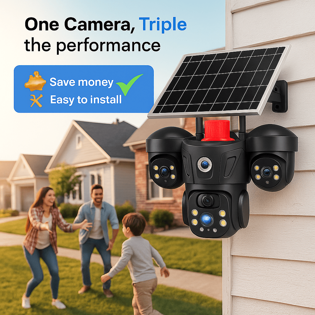 4G Solarna Pametna Sigurnosna Kamera - SAMO KLIKNI