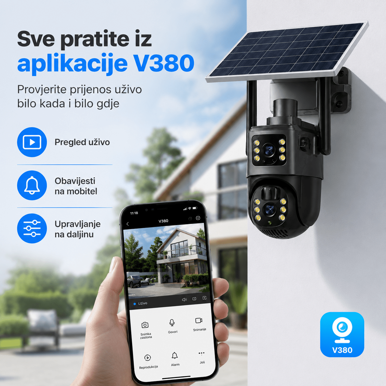 4G Solarna Sigurnosna Kamera – – – slika 4