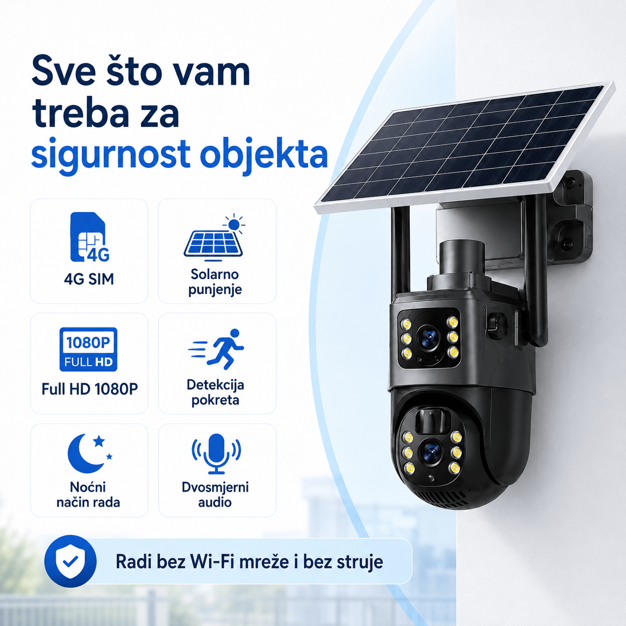 4G Solarna Sigurnosna Kamera – – – slika 3