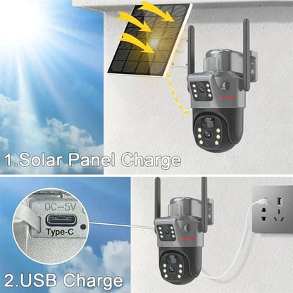Solarna Sigurnosna Kamera s Dvostrukim Zaslonom – – – slika 5