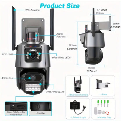 4K 8MP dvostruka WiFi kamera – – – slika 20
