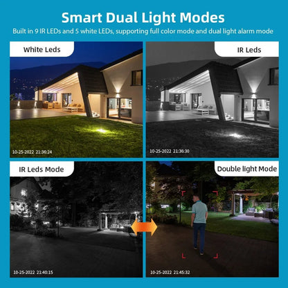 4K Wi - Fi Sigurnosna Kamera s dvostrukom lećom – – – slika 6