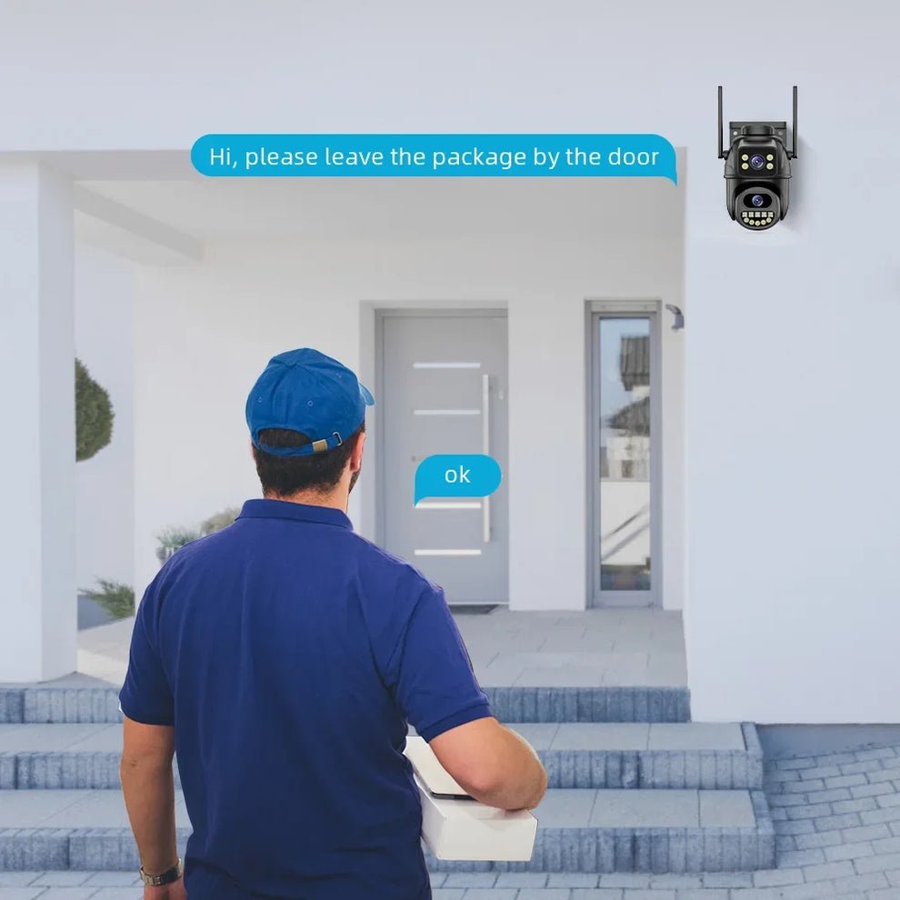 4K Wi - Fi Sigurnosna Kamera s dvostrukom lećom – – – slika 4