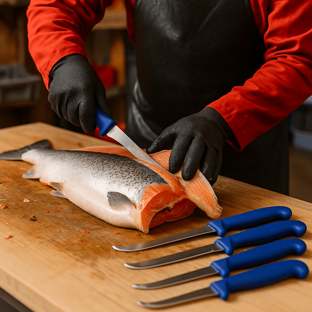 5 - dijelni set mesarskih noževa - SAMO KLIKNI