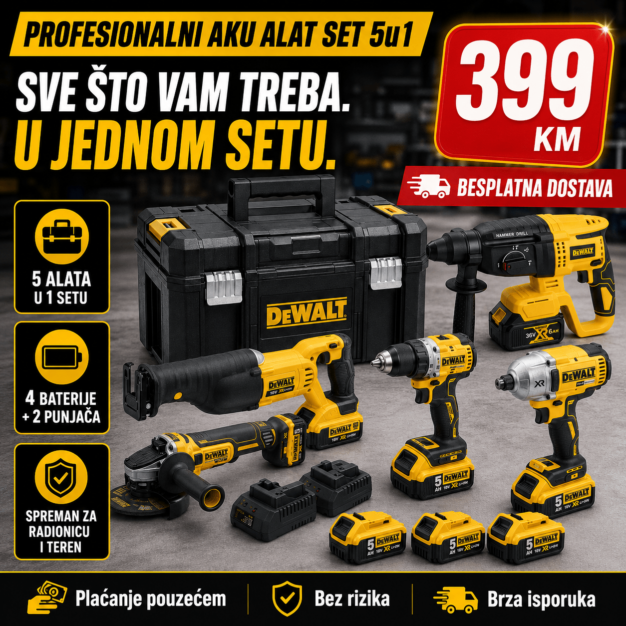 5u1 Aku Set Alata – – – slika 2