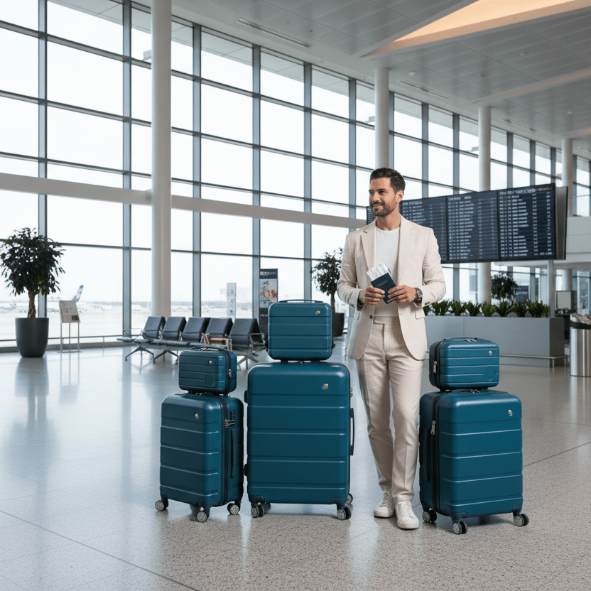 6 - dijelni set kofera – – Puder Roza – slika 17