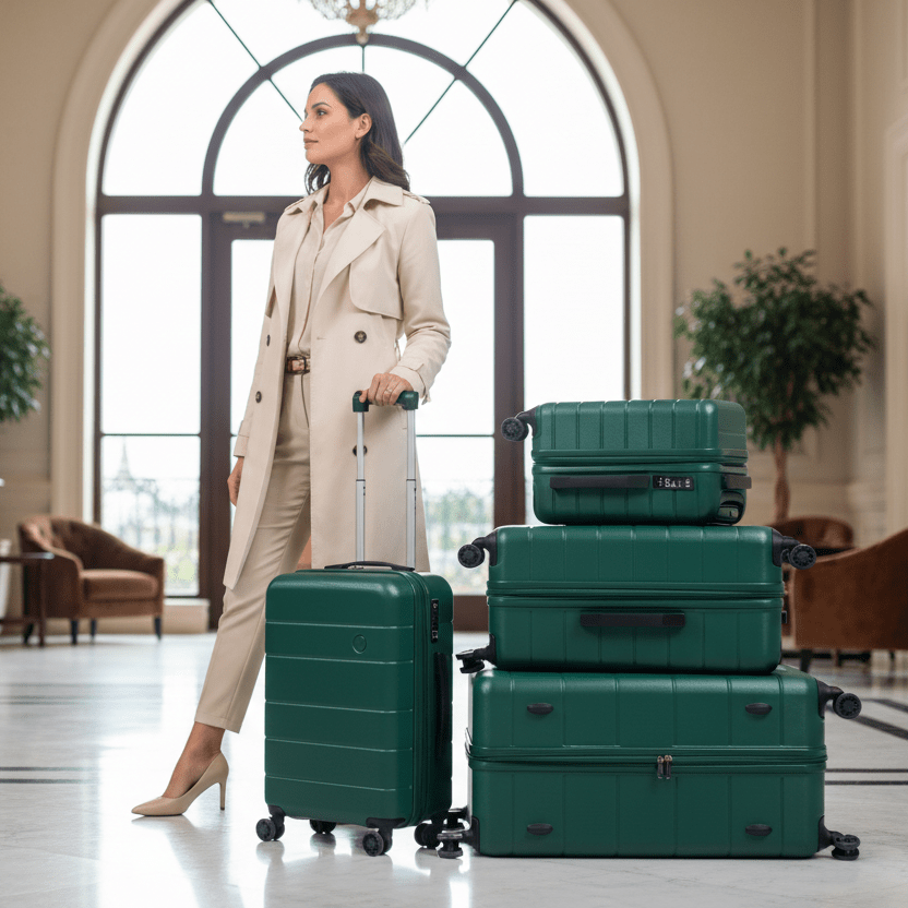 6 - dijelni set kofera – – Puder Roza – slika 14