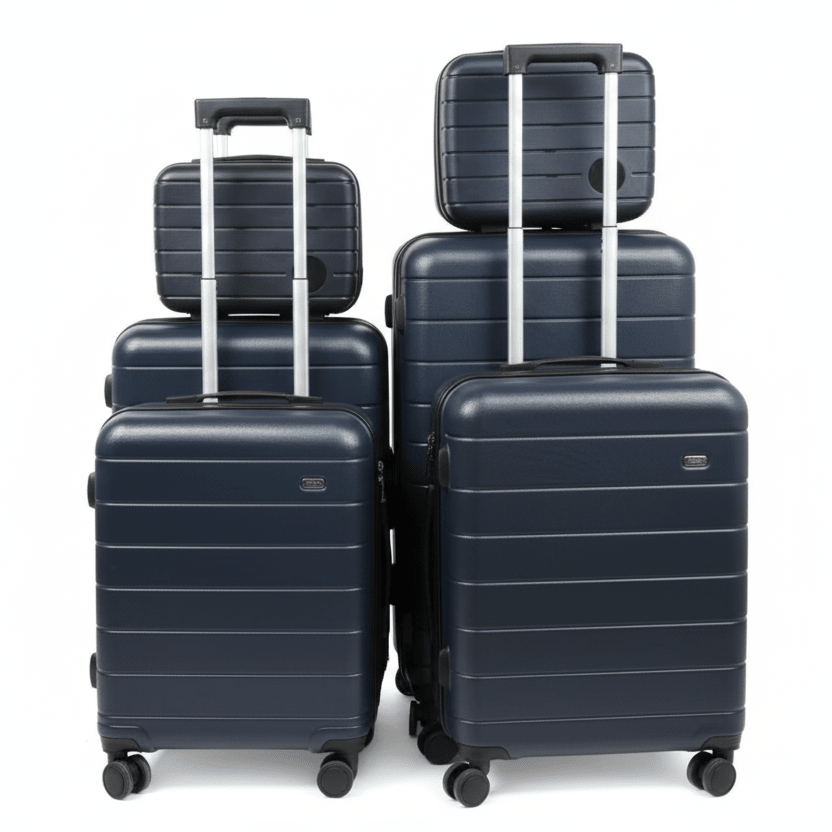 6 - dijelni set kofera – – Crna – slika 1