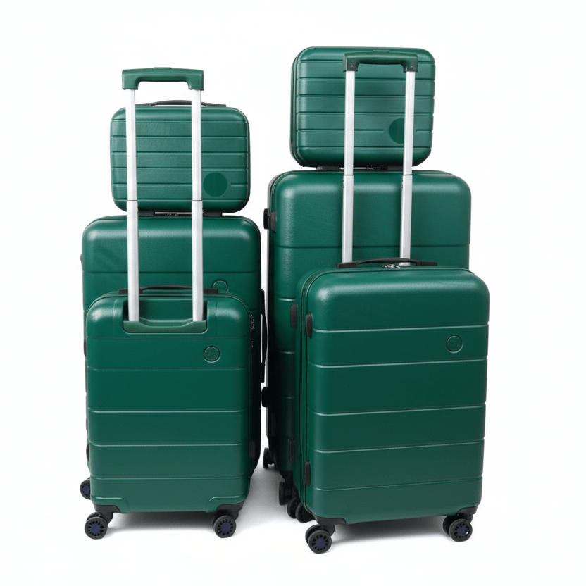 6 - dijelni set kofera – – Tamno Zelena – slika 4