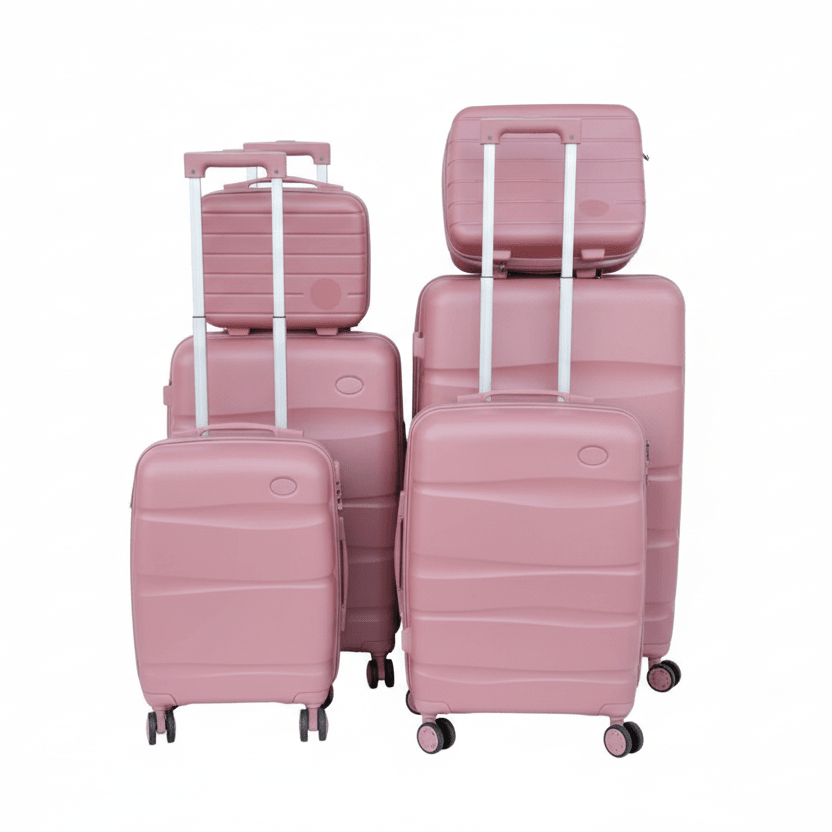 6 - dijelni set kofera – – Puder Roza – slika 7