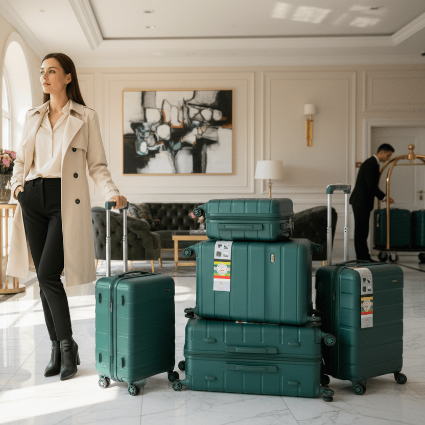 6 - dijelni set kofera – – Puder Roza – slika 18