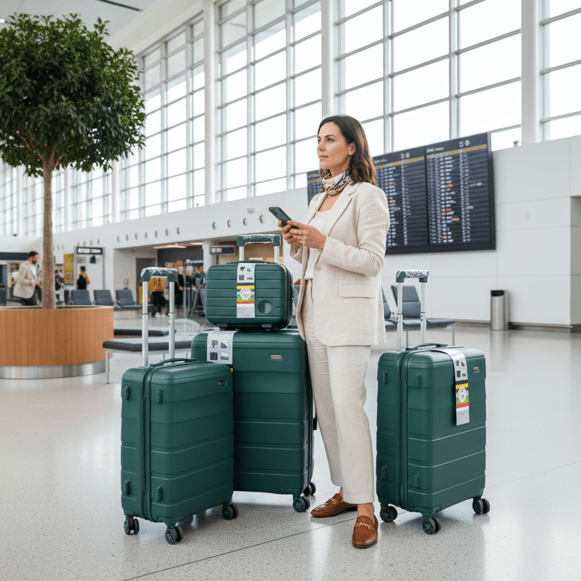 6 - dijelni set kofera – – Puder Roza – slika 19