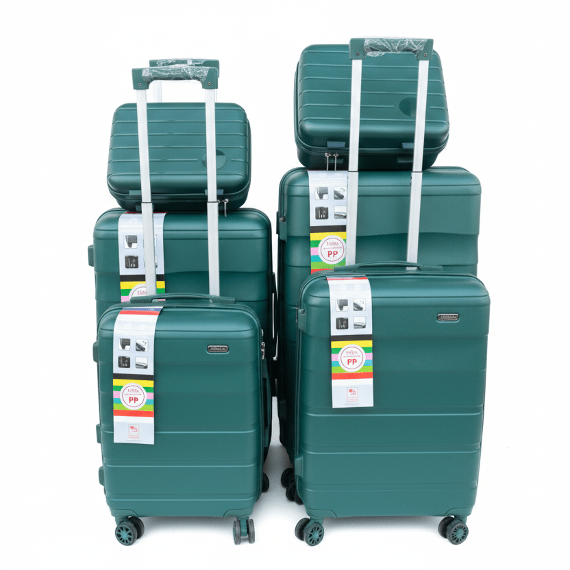 6 - dijelni set kofera – – Svijetlo Zelena – slika 6