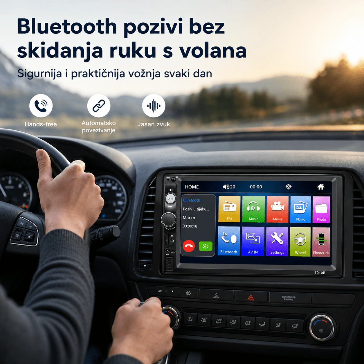 7" Auto Multimedija sa Zaslonom na Dodir – – – slika 5