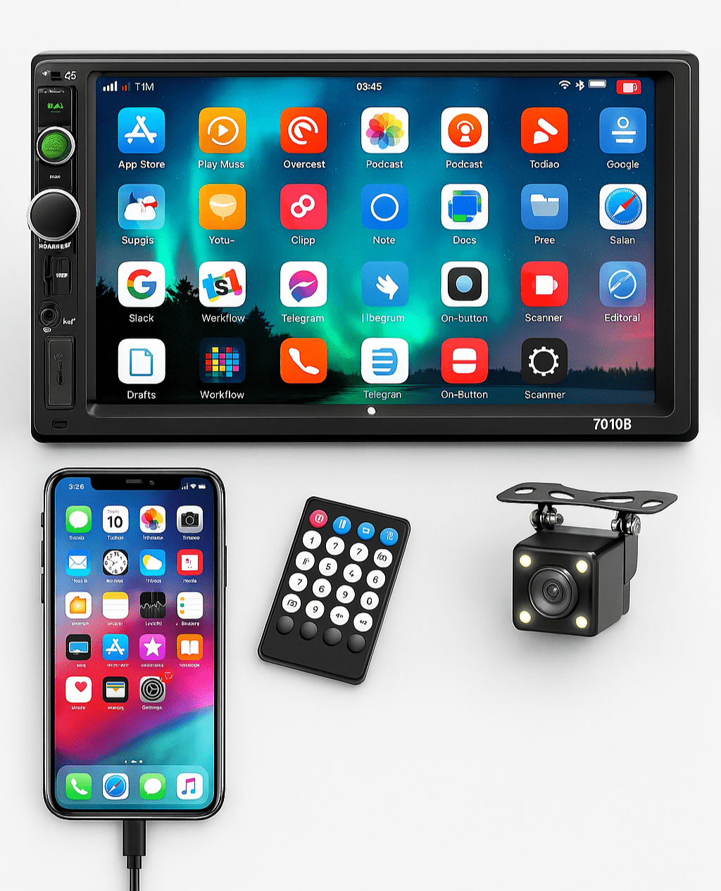 7 - Inčni Auto Multimedija Player na Touch – – – slika 1
