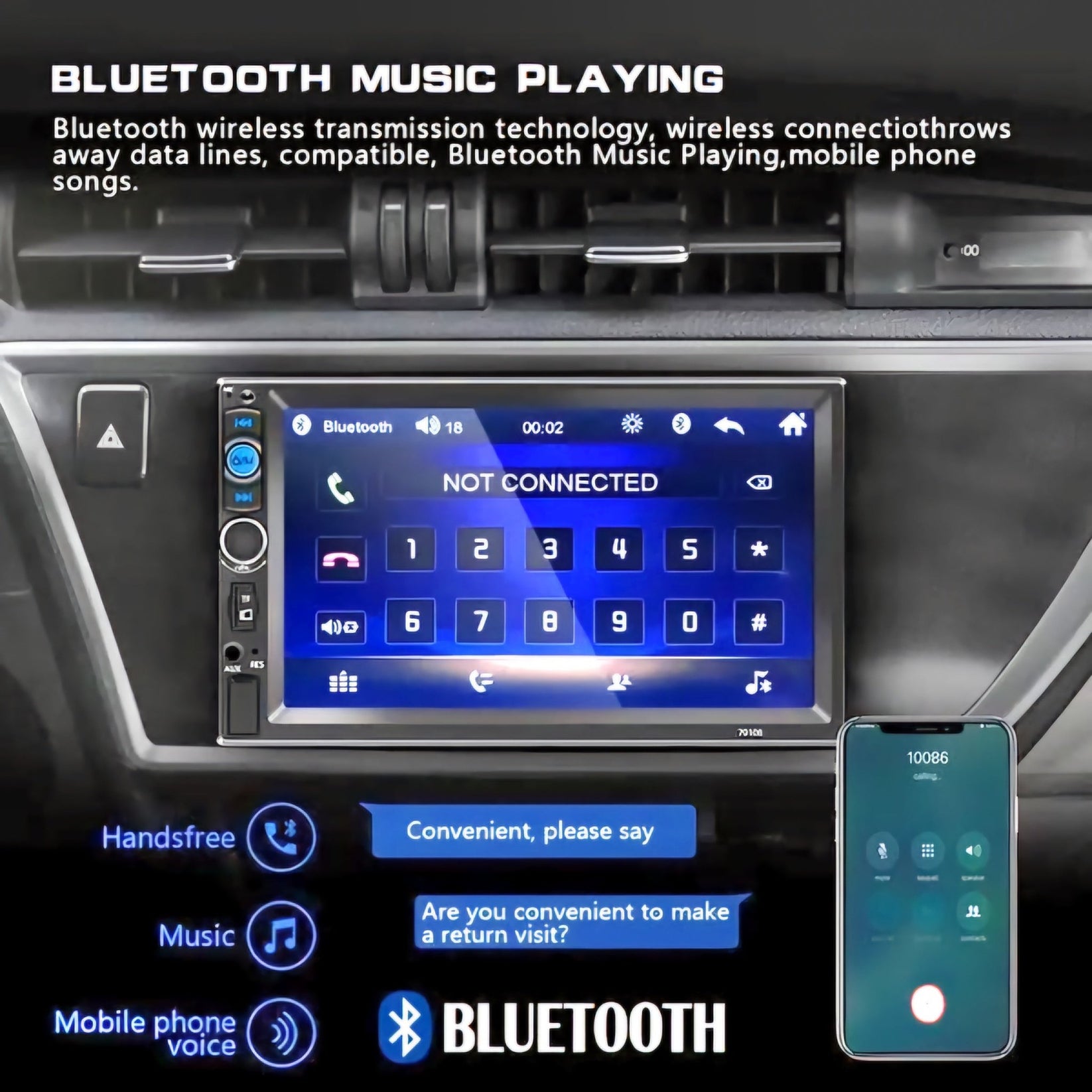 7 - Inčni Auto Multimedija Player na Touch – – – slika 3