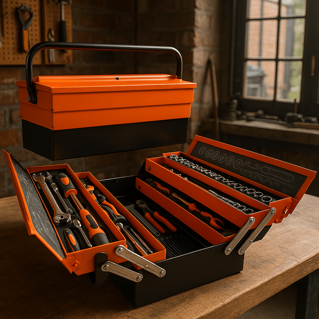 85 - dijelni set alata u metalnoj kutiji – – – slika 2