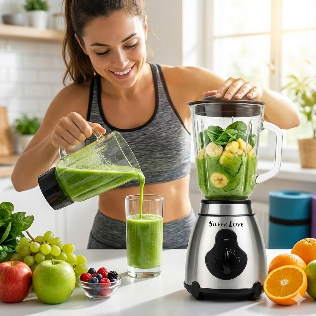 Silver Love Blender 2500 W