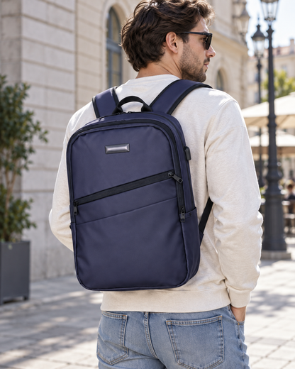 Ruksak 6722 s PU premazom — AI lifestyle ilustracija s osobom