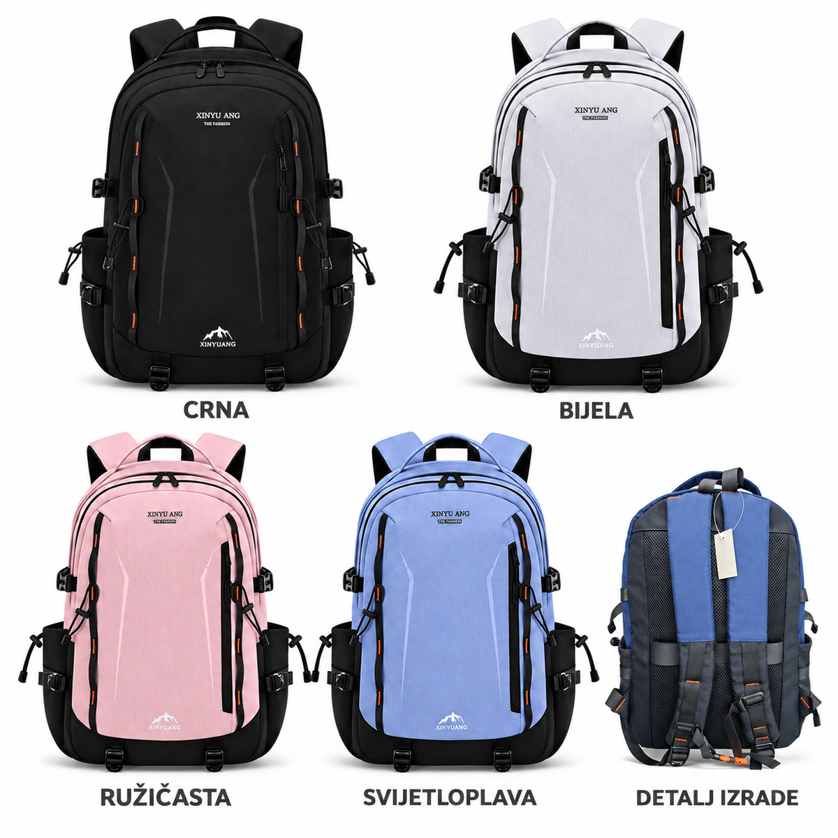 Gradski ruksak G691704 – pregled boja