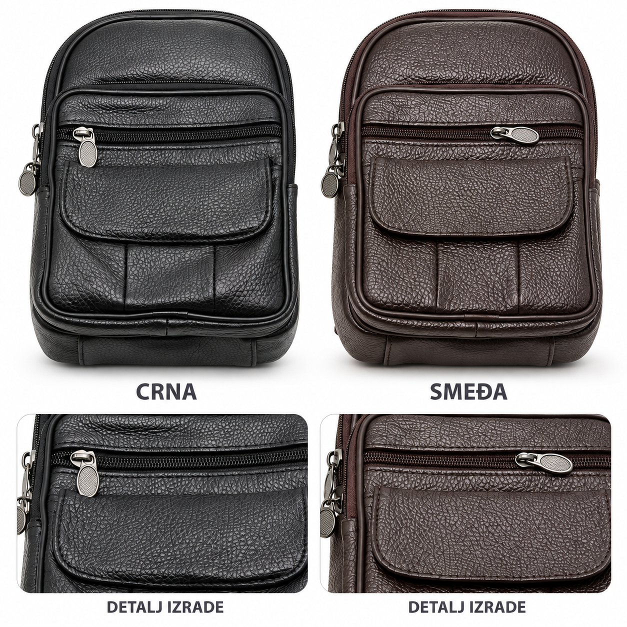 Muška torba preko ramena 9019 s malim preklopom – pregled boja