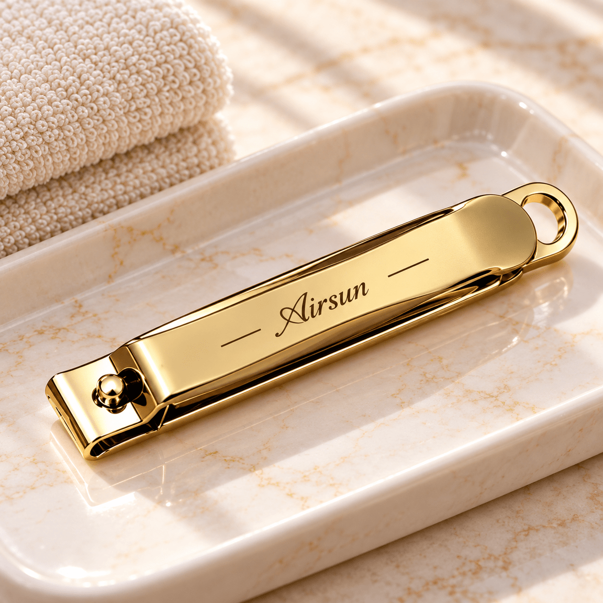 AIRSUN 901 noktarice 10 cm – set 12, dvije boje – Noktarice AIRSUN 901 u setu 12 – Zlatna – slika 2