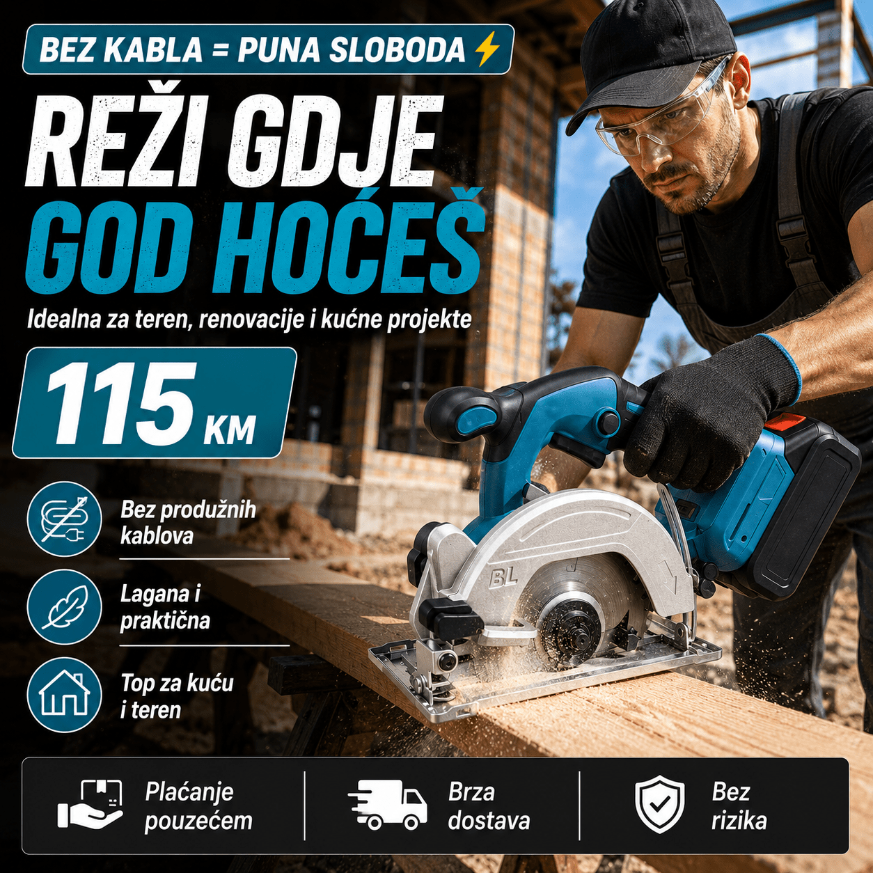 Aku Cirkularna Pila – – – slika 3