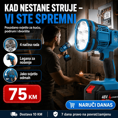 Aku LED Lampa 48V – – – slika 5