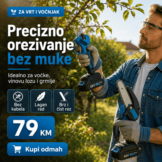 Aku Set Pila + Makaze 48V MAX – – – slika 2