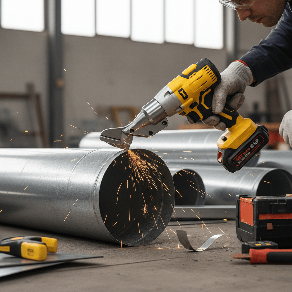 Akumulatorske Makaze za Lim i Metal 48V – – – slika 6