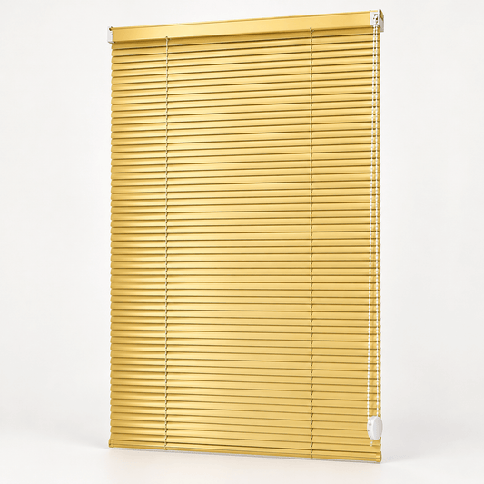 Aluminijska žaluzina 90 × 200 cm – Žaluzine – Zlatna – slika 1