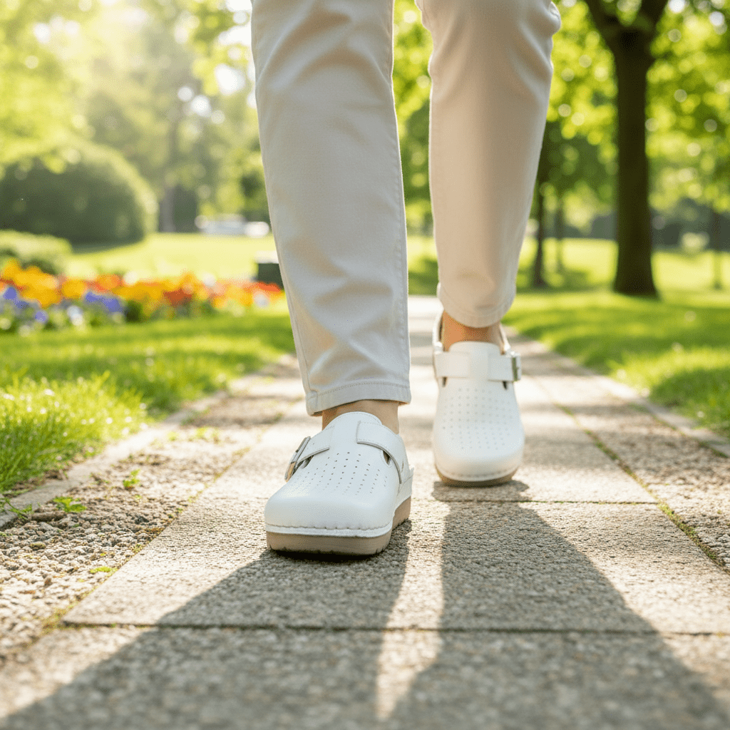 Anatomske Klompe Bijele – Klompe & Papuče – Bijela 37 – slika 4